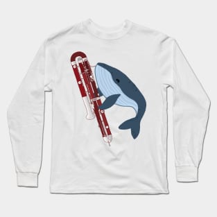 Contrabassoon Whale Long Sleeve T-Shirt